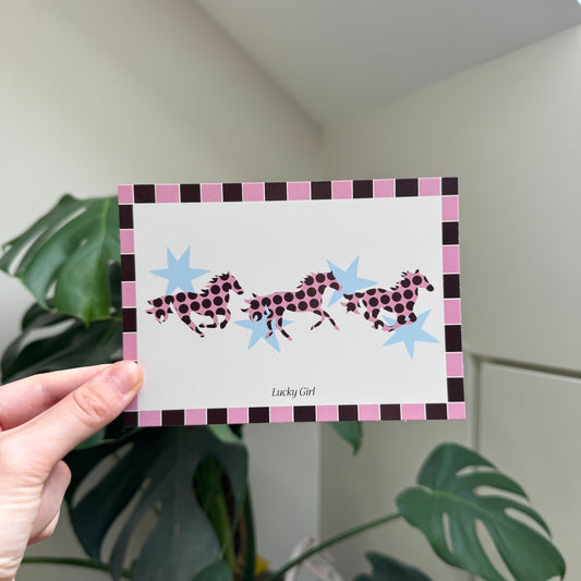 HORSE POSTCARD