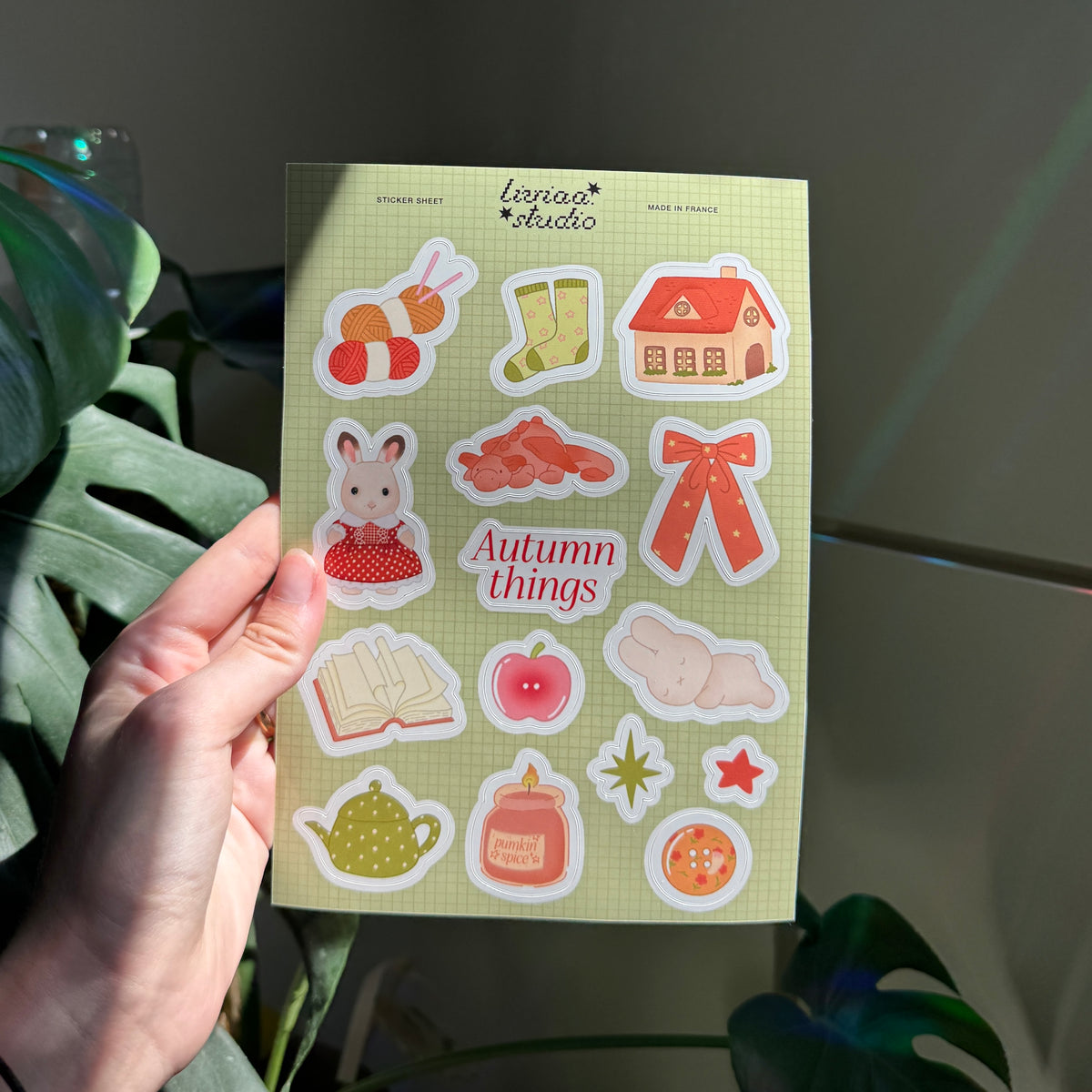 AUTUMN THINGS SHEET A5