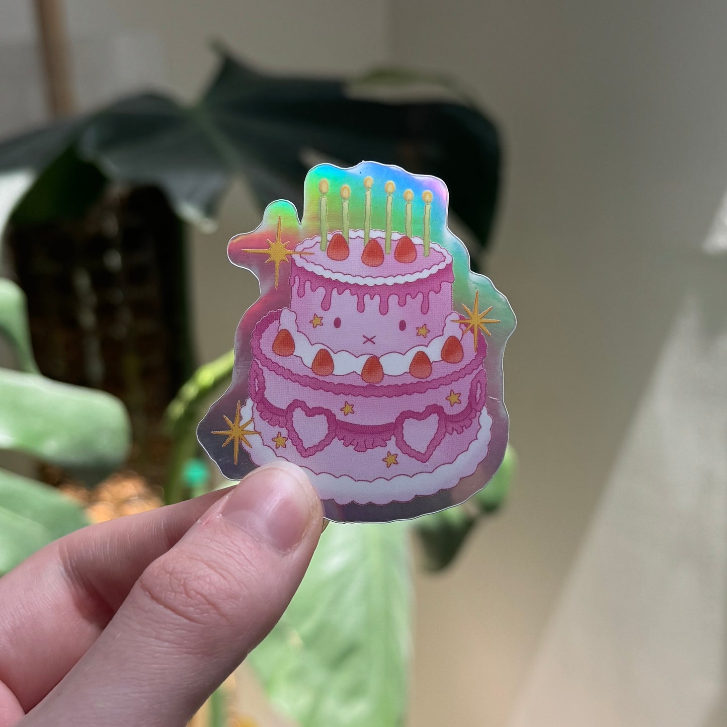 STICKER BIRTHDAY CAKE
