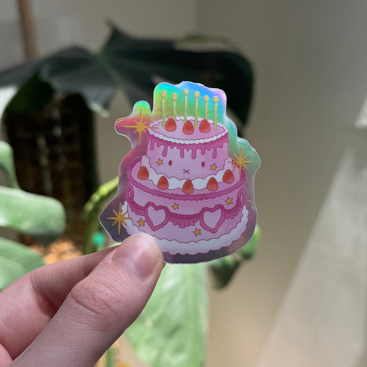 BIRTHDAY CAKE STICKER