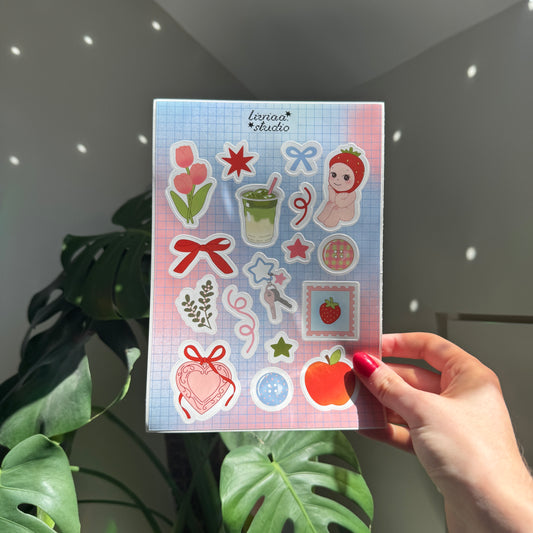 BLUE MATCHA SHEET A5