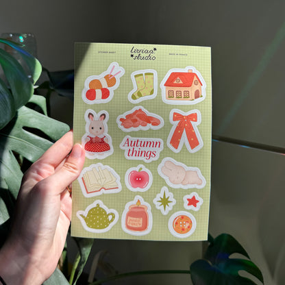 AUTUMN THINGS SHEET A5