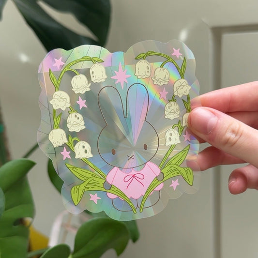 SUNCATCHER BUNNY FLOWER