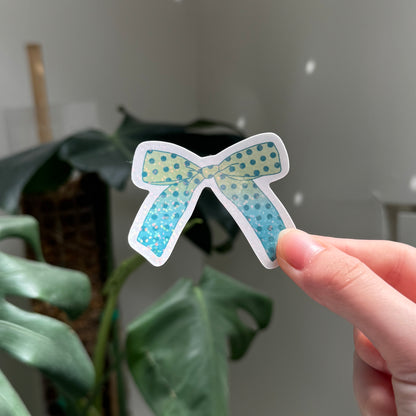 STICKER NOEUD À POIS