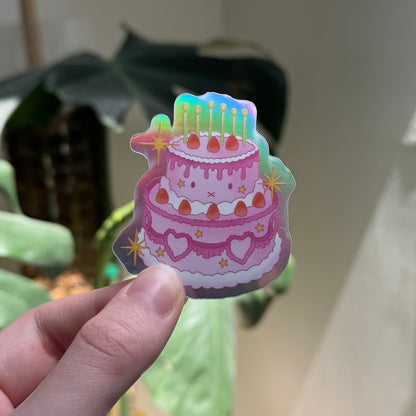 STICKER BIRTHDAY CAKE