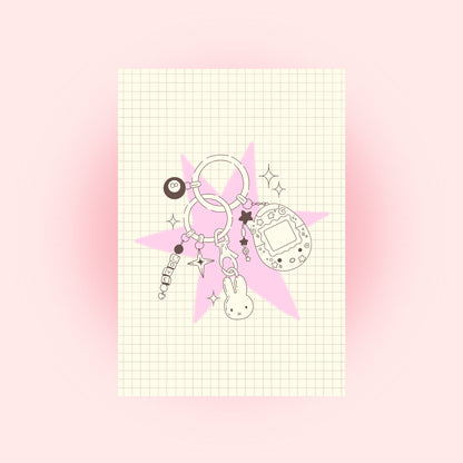 KEYCHAIN POSTCARD