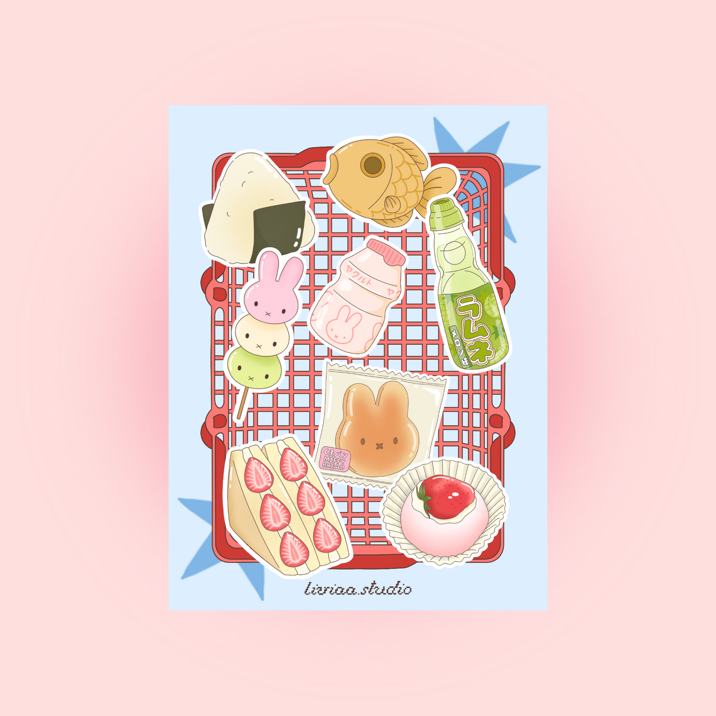 JAPAN FOOD STICKER PACK