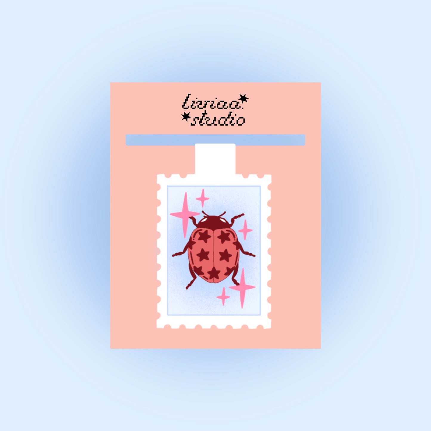 MAGNETIC BOOKMARK LADYBUG