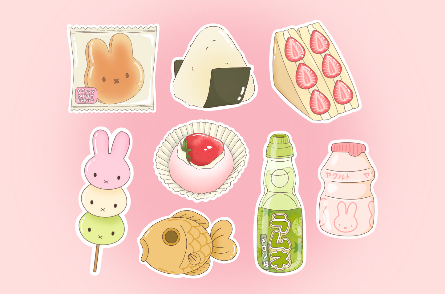 JAPAN FOOD STICKER PACK