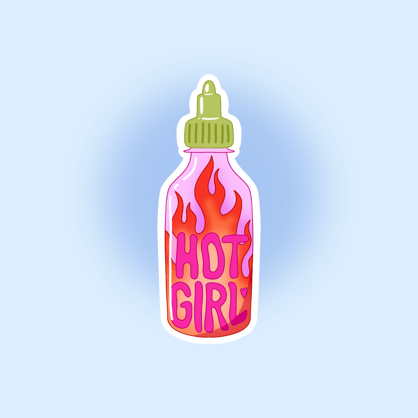STICKER HOT GIRL SAUCE