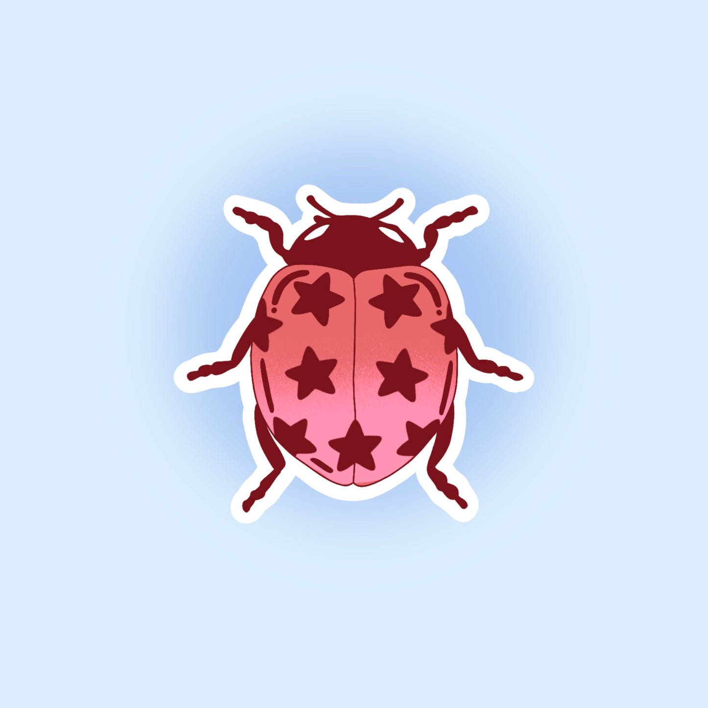 STICKER COCCINELLE
