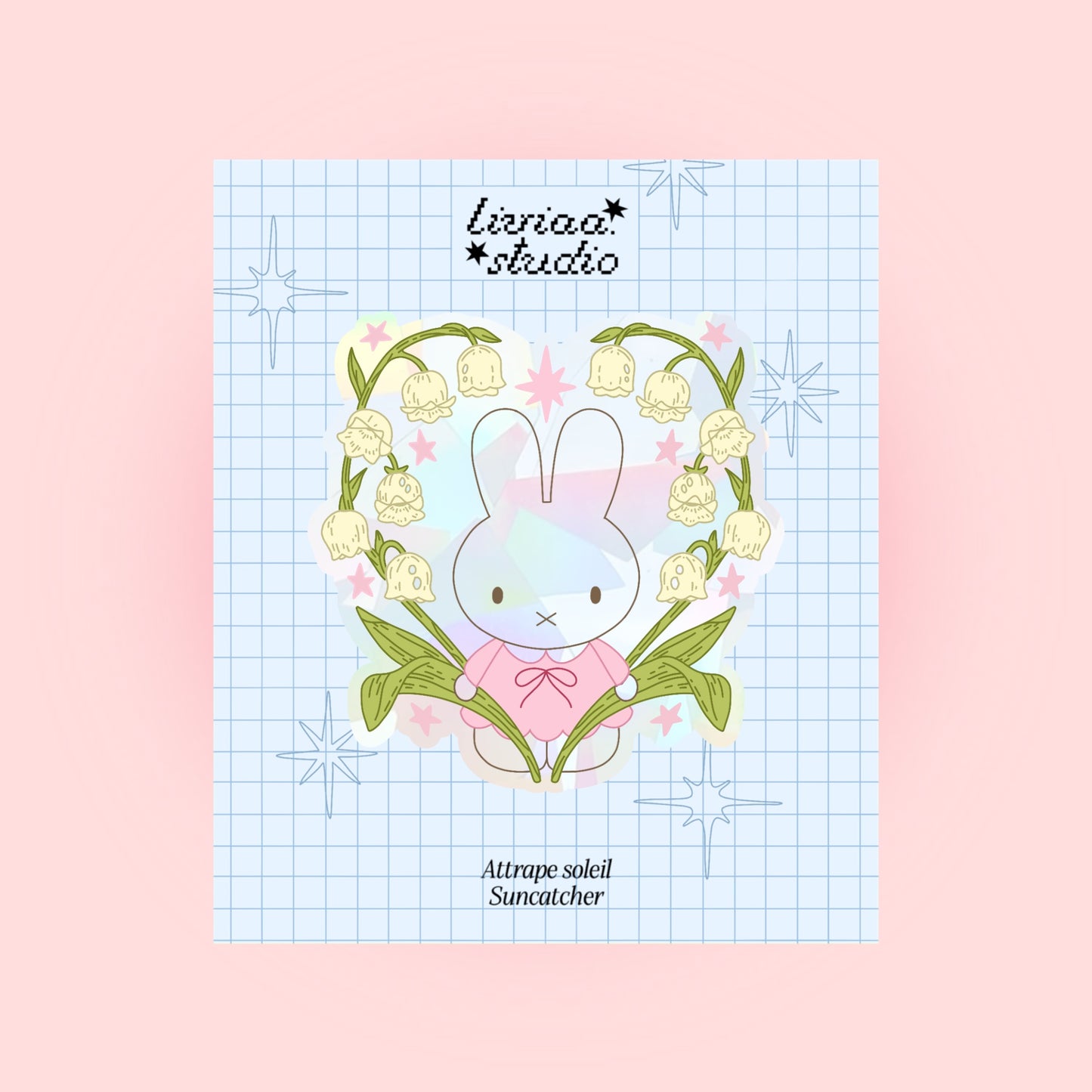 SUNCATCHER BUNNY FLOWER