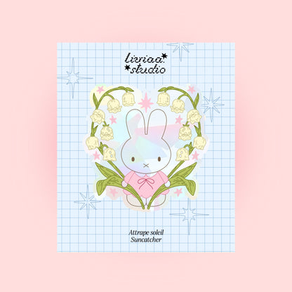 SUNCATCHER BUNNY FLOWER
