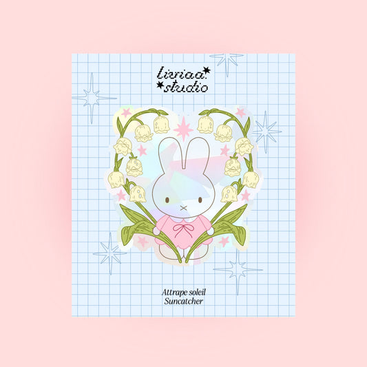 SUNCATCHER BUNNY FLOWER