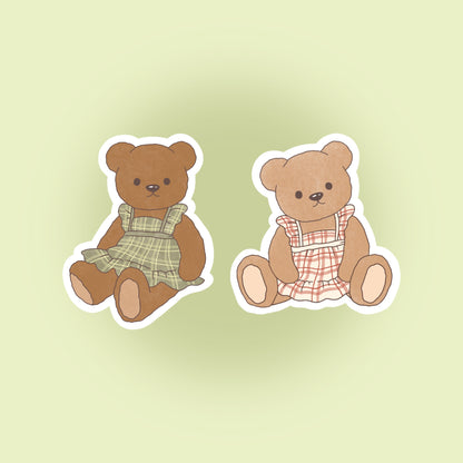 DUO STICKERS OURSONS