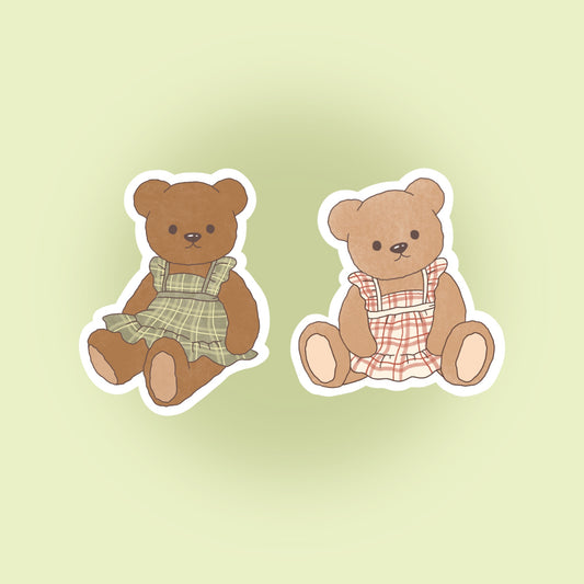 DUO STICKERS OURSONS