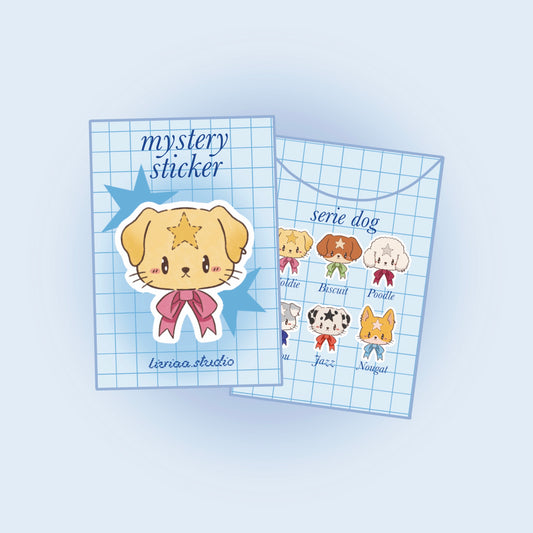 MYSTERY STICKER SERIE DOG