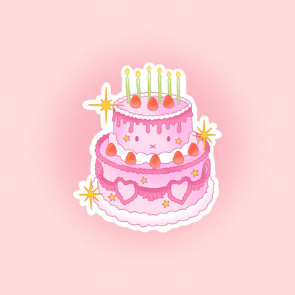 STICKER BIRTHDAY CAKE
