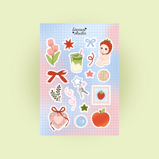 BLUE MATCHA SHEET A5