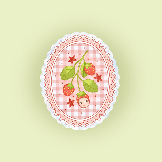 BUNNY FLOWER STICKER